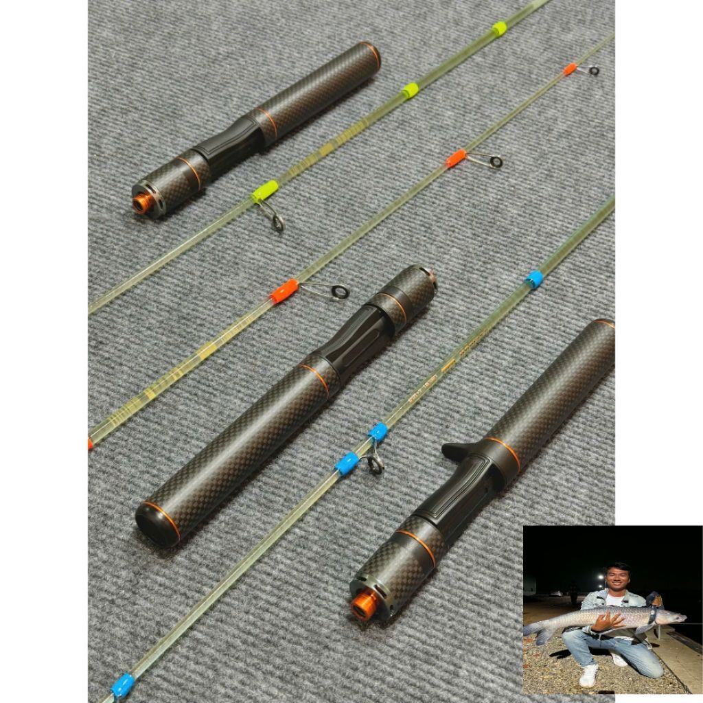 Cần câu lure Cắm Gốc Viking Poseidon chính hãng siêu bền, lý tưởng cho Drag máy và Cần Đứng, Cần Nga