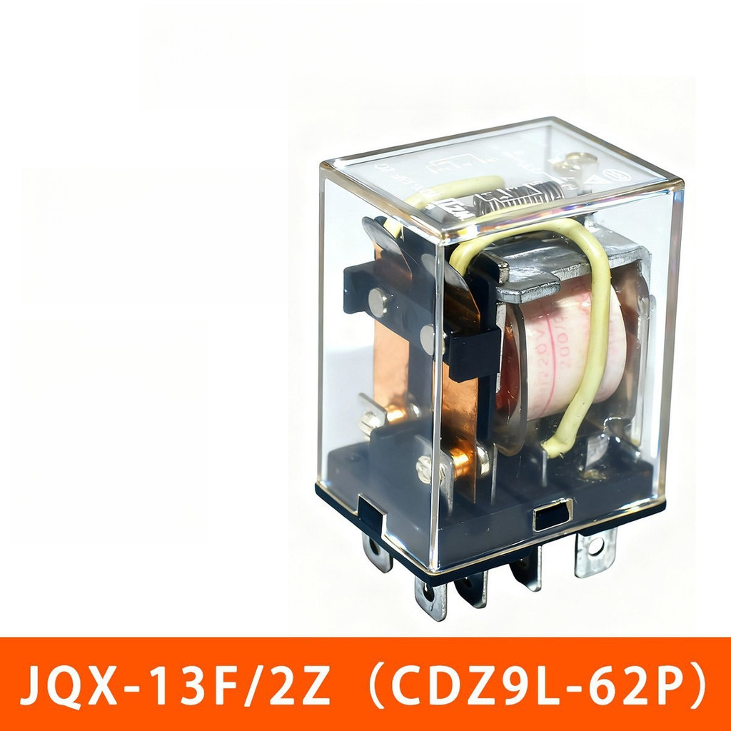 JQX-13F 2Z Rơle điện từ nhỏ CDZ9L-62P Ánh sáng HH62P Chiều rộng 8 chân 10A 220V