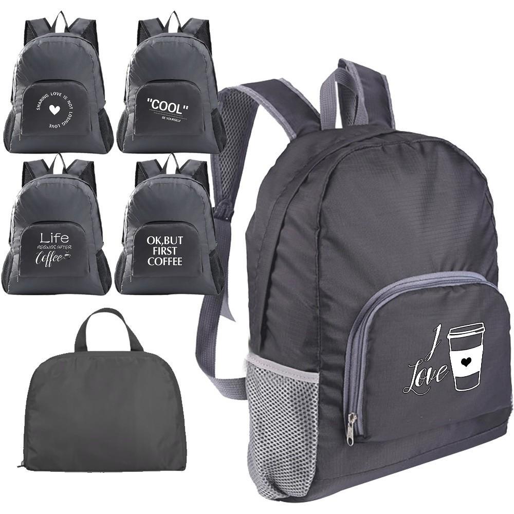 School Bag Lightweight Foldable Beach Bag Sport Gym Backpack Nylon hiking bag School Season Food Pri