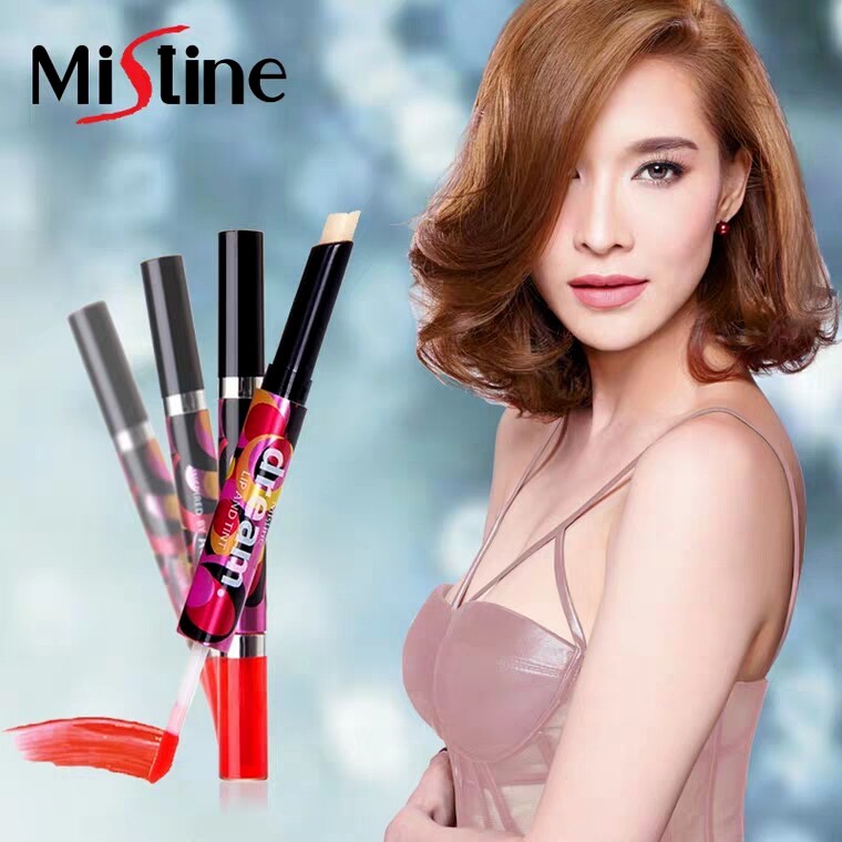 son bóng son bóng chính hãng Mistine Mistine Dream Cắn Lip Dưỡng ẩm hai đầu
