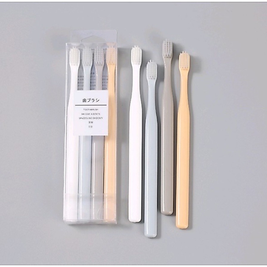 Combo 8 cây bàn chải đánh răng Muji Nhật