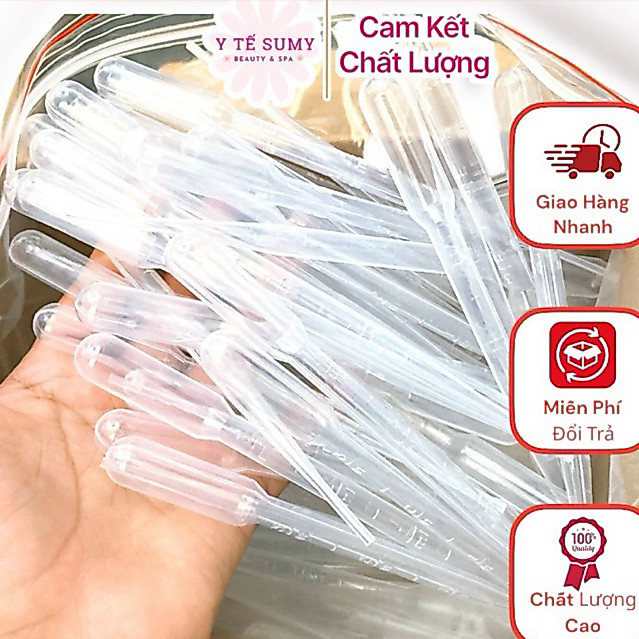 COMBO 10 ống nhỏ giọt, ống pipet 3ml -Ống hút đong 3ml