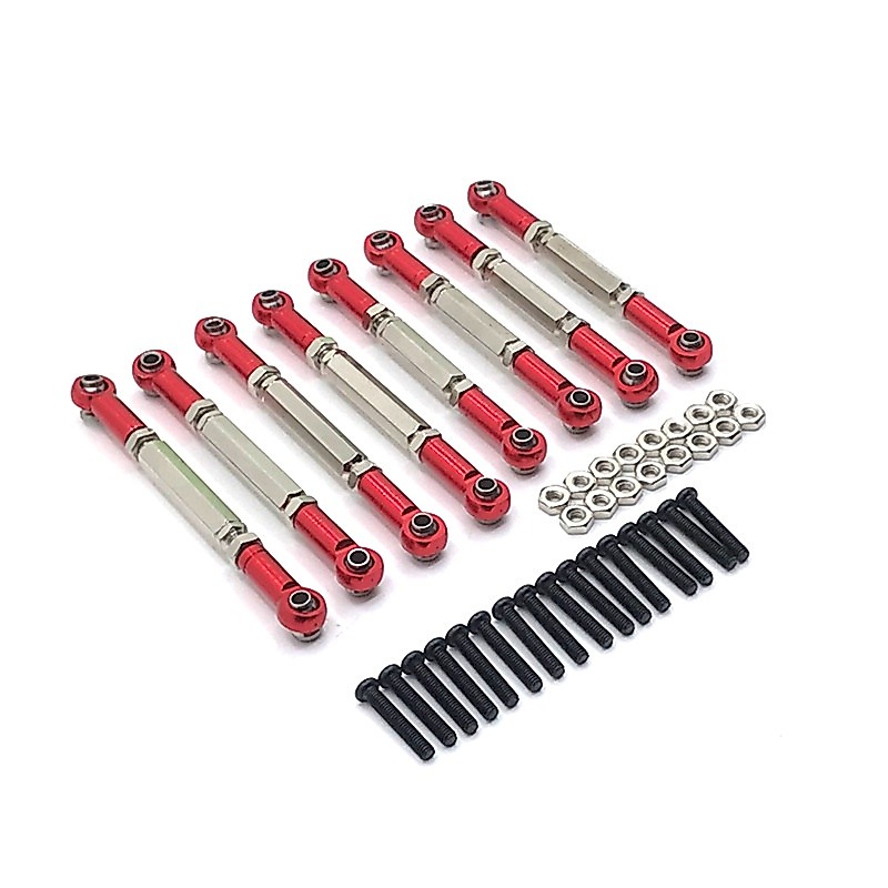 Mn99s mn99 mn98 MN90 WPL C14 C24 RC xe kim loại nâng cấp các bộ phận 8 chiếc có thể điều chỉnh thanh