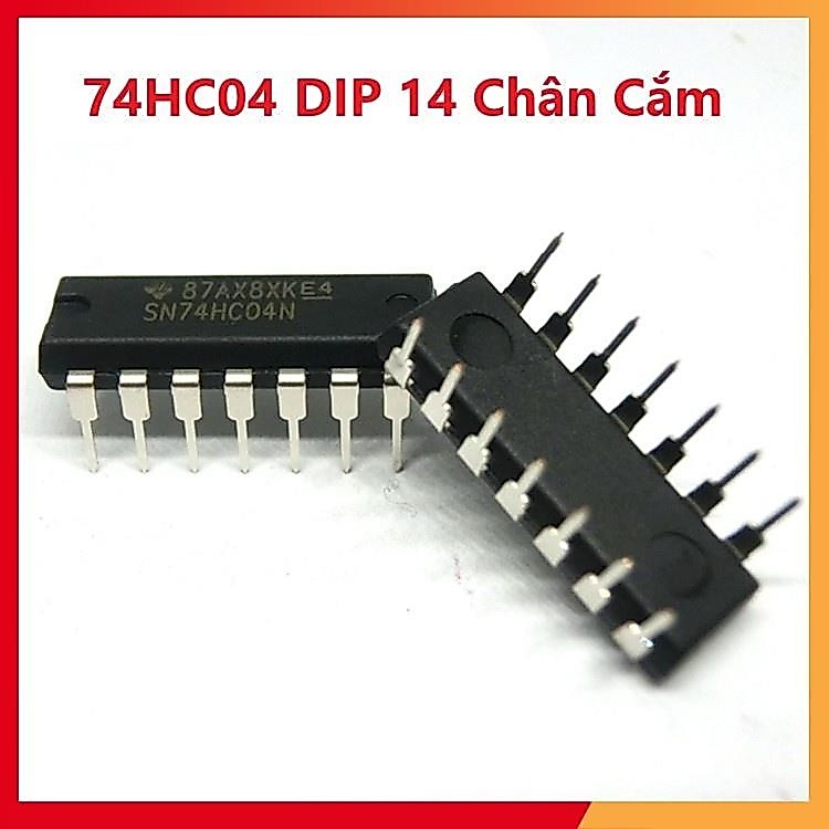 74HC04 DIP 14 Chân Cắm 7404 HC04