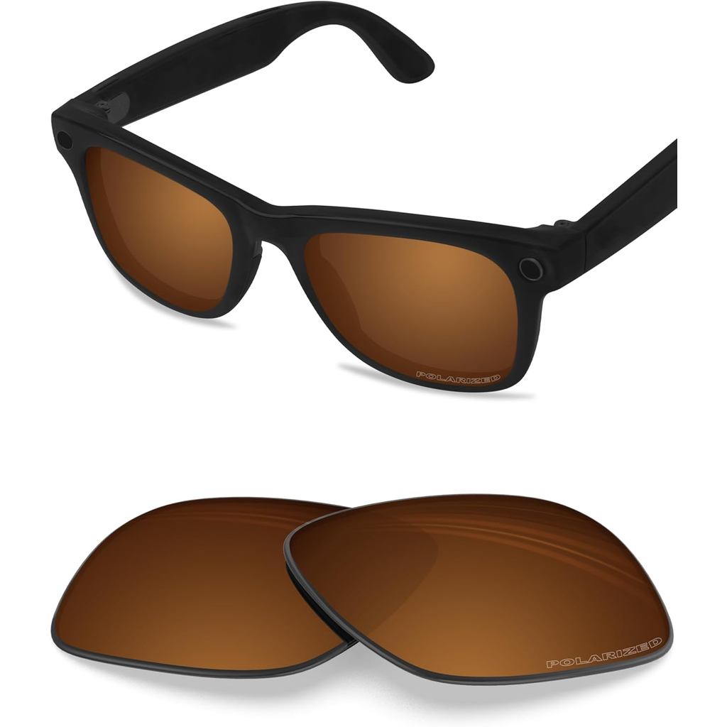 Ống kính thay thế quang học BLAZERBUCK Tương thích với Ray-Ban Meta Wayfarer RW4006 | Kính thông min