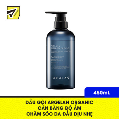 Dầu Gội Mk Argelan Organic Hỗ Trợ Cân Bằng Độ Ẩm & Chăm Sóc Da Đầu Chai 450Ml