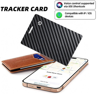 Fonken iOS GPS Ví Theo Dõi Thẻ Sạc Không Dây Chống Nước Bluetooth Chống Mất Thẻ Tương Thích Với Aple Find My App