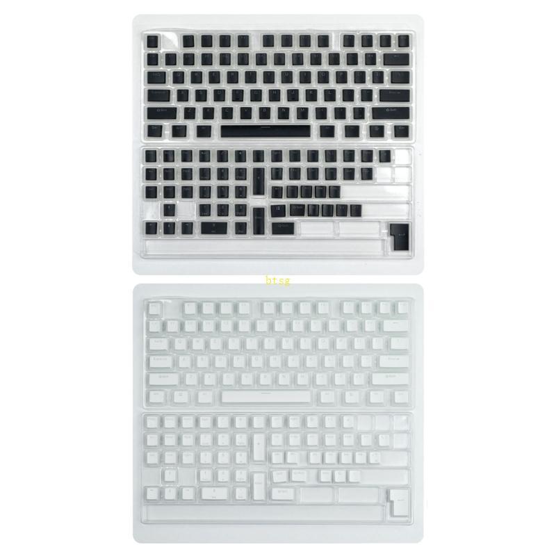 Btsg Double Shot PBT Keycaps 129keys Backlit Keycaps OEM Profilefor Mx Switch