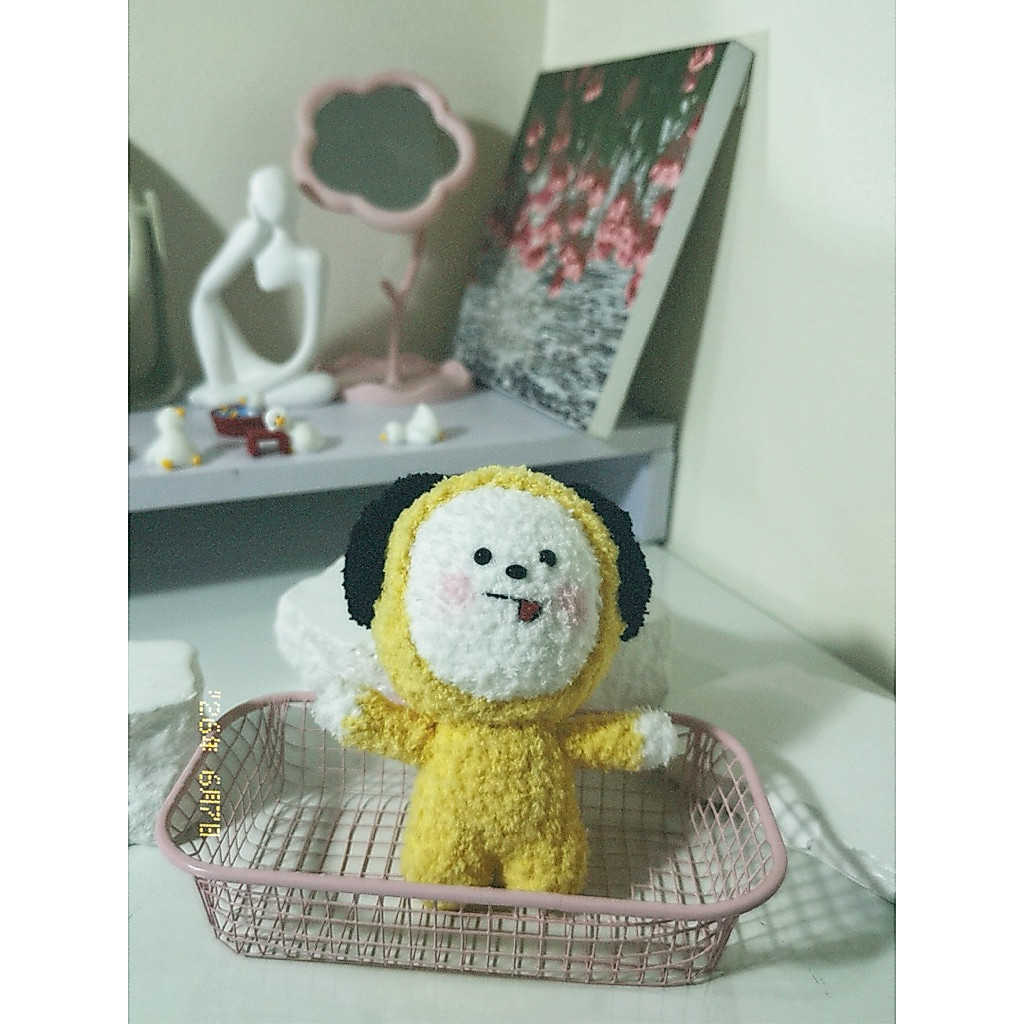 móc khoá bằng len Chimmy Jimin Bts😘