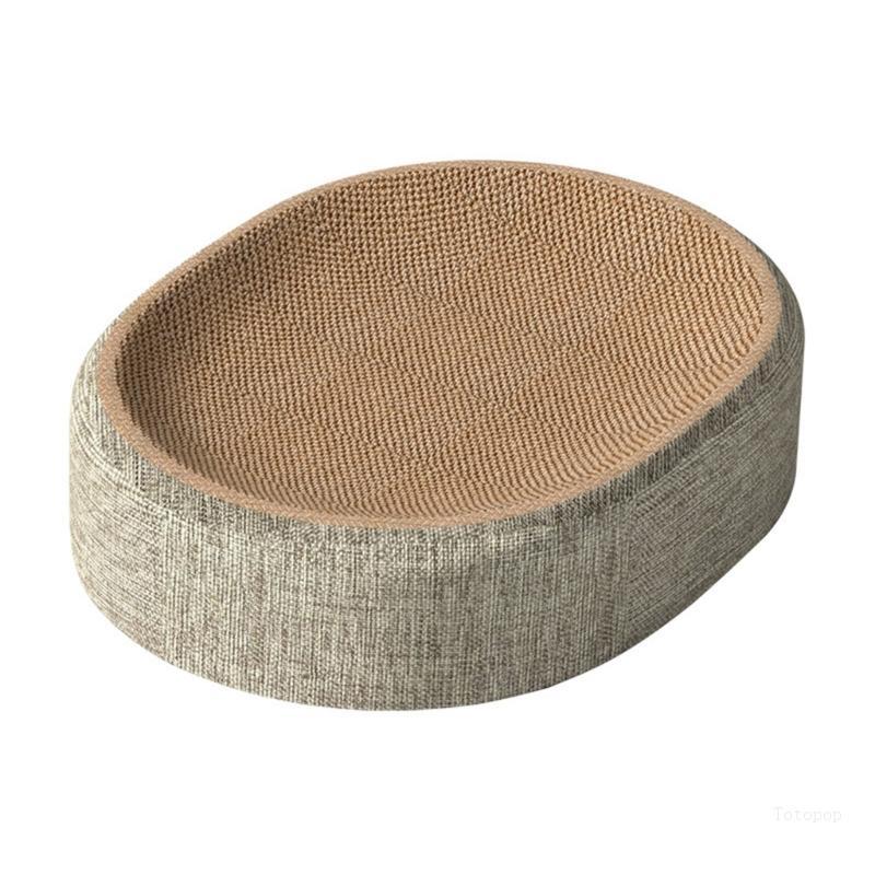 Top Oval Cats Scratching Board Lounge Bed Ngăn ngừa hư hỏng thảm Bảo vệ nội thất