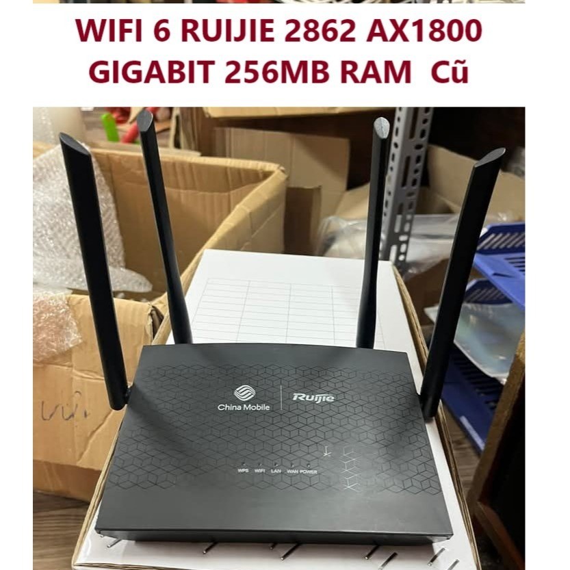 WIFI 6 MESH RUIJIE RG-MA282 WIFI 6 AX1800 China Mobile  Dr5264 Lõi Kép 1800M Thông Minh  Mạng 5G Xuyên Tường Wifi6 Cũ | BigBuy360 - bigbuy360.vn