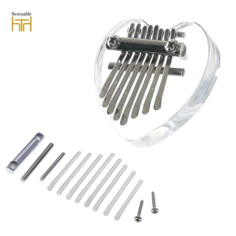 Gazechimp DIY Mini Kalimba 8 Phím Ngón Tay Cái Đàn Piano Thép / w Vít Cho