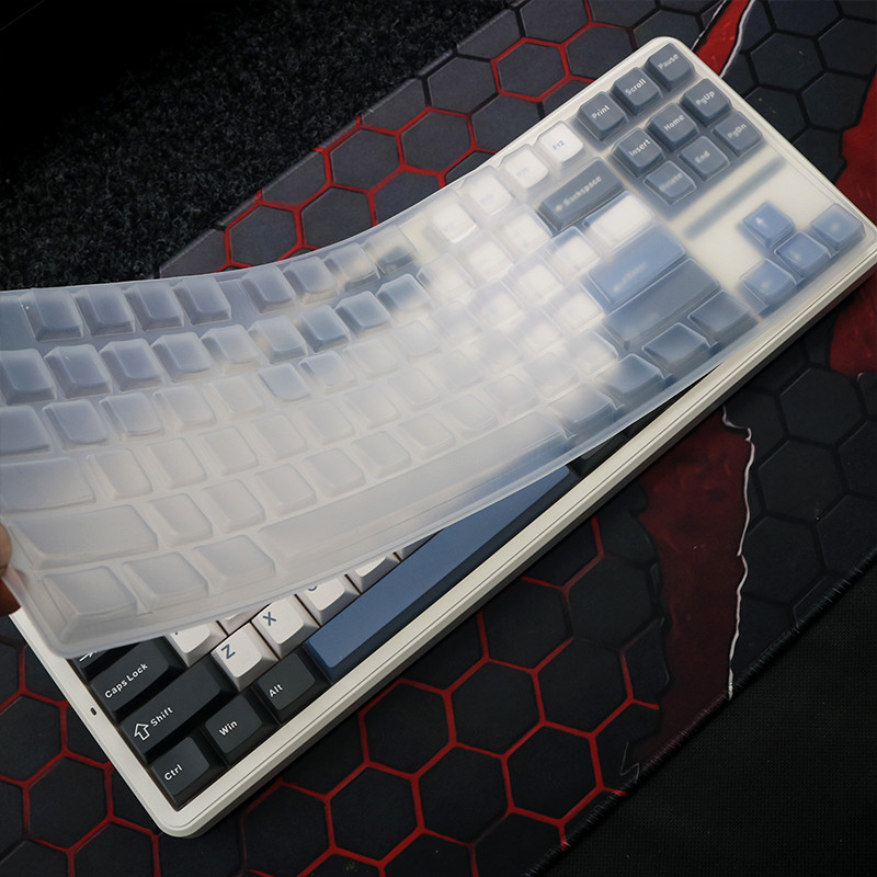 Bàn Phím Cơ AULA L87 F87 PROSilicone Bảo Vệ Laptop Chống Thấm Nước Da
