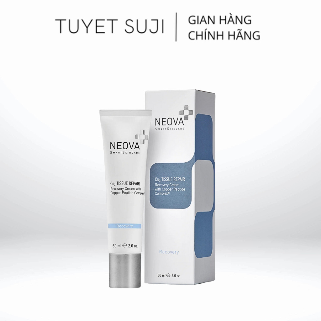 Kem dưỡng Neova Cu3 Tissue Repair Copper Tri-Peptide Kem Siêu Phục Hồi Da Tổn Thương 60 ml