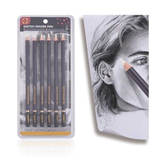  Bút Tẩy Chì Hình Bút 6 Cây – Gôm Tẩy Vẽ Dụng Cụ Vẽ Tranh Tẩy Chì Sketch Cho Học Sinh Sinh Viên Mỹ Thuật 