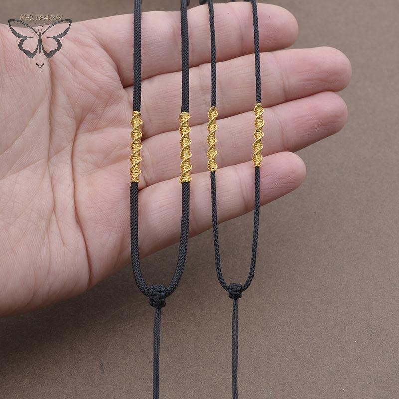 Đồ trang sức DIY: Vòng cổ vàng ren và cườm handmade Việt Nam