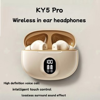 Nút tai Bluetooth không dây trong tai KY5 Pro, thao tác cảm ứng thông minh, màn hình hiển thị pin kỹ thuật số, tương thích với điện thoại Xiaomi và Android