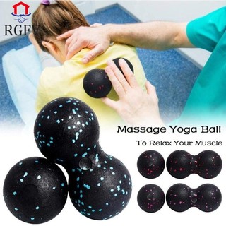 Rgfv Đậu Phộng Massage Bóng Cho Cột Sống Vai Đôi Bóng Myofascia Bóng Massage Toàn Thân Thư Giãn Cơ Thể Tập Yoga Trị Liệu Myofascial Đậu Phộng Massage Bóng