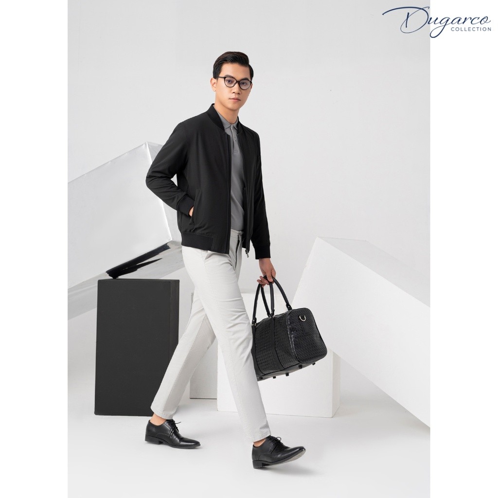 Áo khoác jacket nam Dugarco một lớp cao cấp tính năng trượt nước 228JM22067