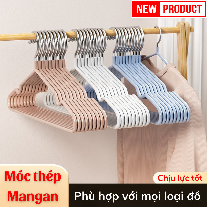 Set 30/50 Móc Treo Quần Áo Joful Home Cao Cấp, Kim Loại Pastel, Chống Oxy Hóa, Sang Trọng Bền Bỉ