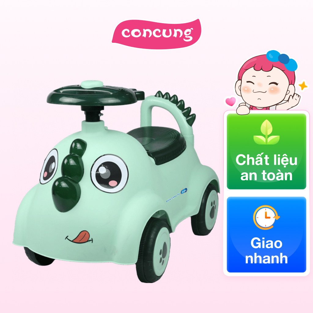 QT Enfa - Đồ chơi xe chòi chân trẻ em khủng long VBC-518CC