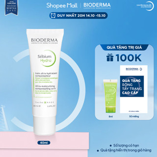 Kem dưỡng ẩm giảm khô căng, bong tróc cho da mụn Bioderma Sebium Hydra - 40ml