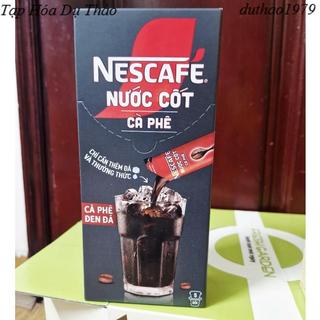 NESCAFÉ Nước Cốt Cà Phê  Sữa Đá /Đen Đá Hộp 375ml (5 gói x 75ml)