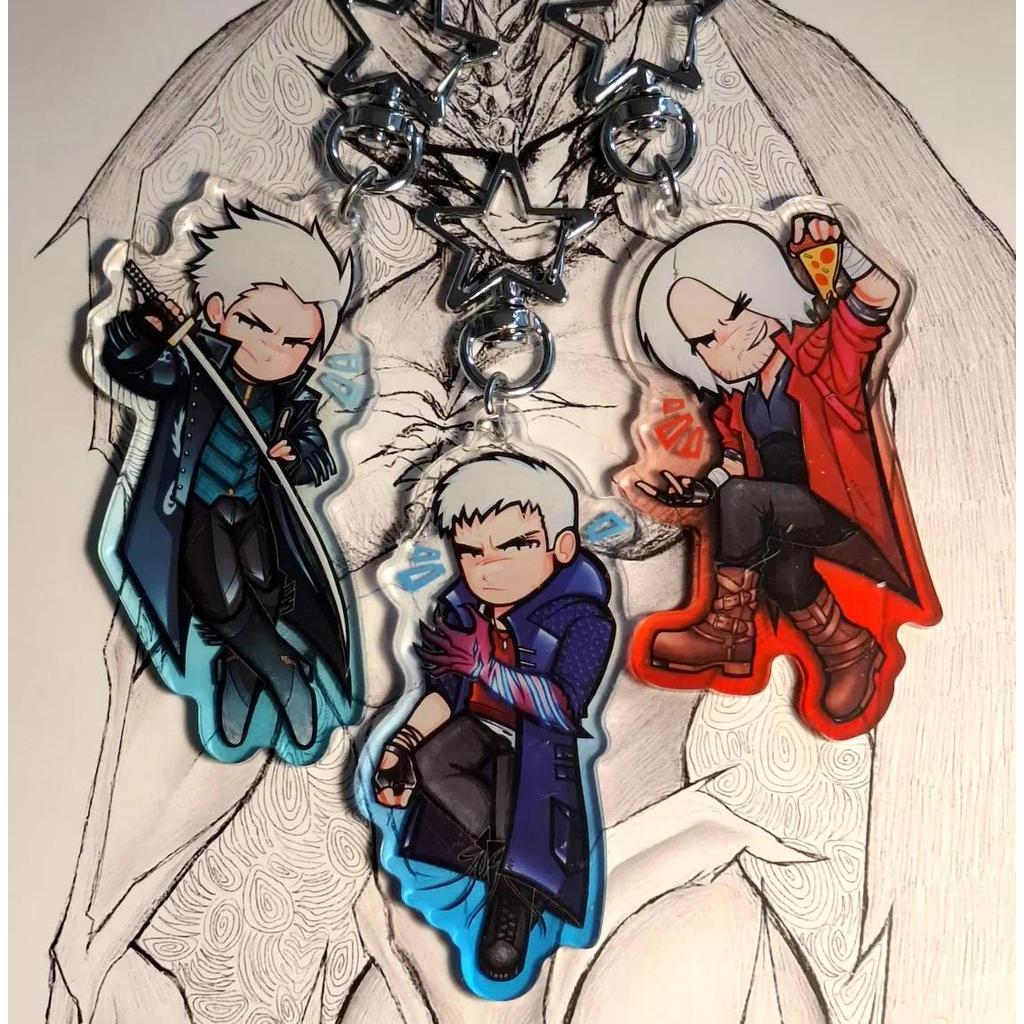 Devil May Cry Móc khóa - Dante, Nero & Vergil