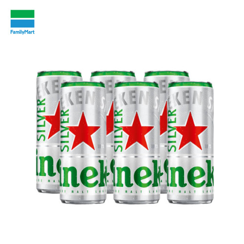 Lốc 6 Lon Bia Heineken Lon Bạc 330Ml