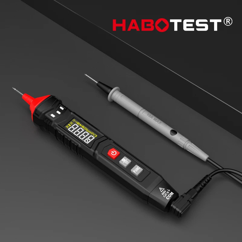 HABOTEST HT121 Đồng hồ vạn năng kỹ thuật số thông minh 4000 Đếm giá trị thực sự hiệu quả 1.000V Phạm