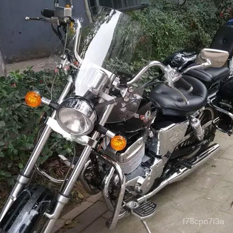 Kính chắn gió xe máy Suzuki GZ150-A Cruiser độ kiểng mặt nạ chắn gió phía trước mica dày chịu lực gi