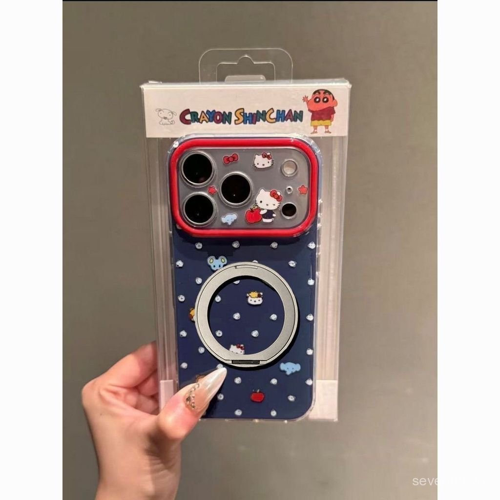 Ốp Điện Thoại Thích Hợp Cho iPhone 11 12 13 14 15 16 17 Pro max Bow kt Giá Đỡ Xoay Chống Sốc Vỏ Bảo 