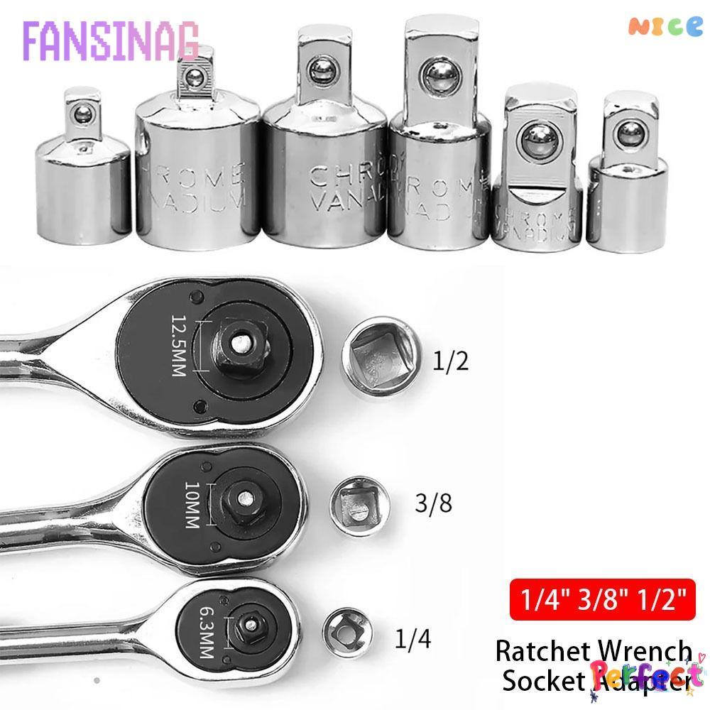 FANSINAG 1 Cái Bộ Chuyển Đổi Ổ Cắm, Bộ Chuyển Đổi Đầu 1 / 4 3 / 8 1 / 2 Inch Tay Cờ Lê Ratchet, Bộ C