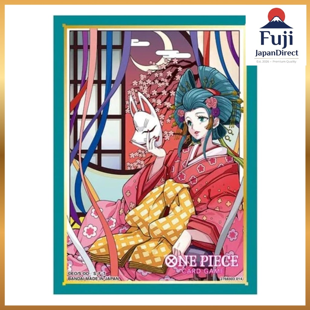BANDAI ONE PIECE Card Game Official Card Sleeve 10 Kozuki Biyori Fuji JapanDirect