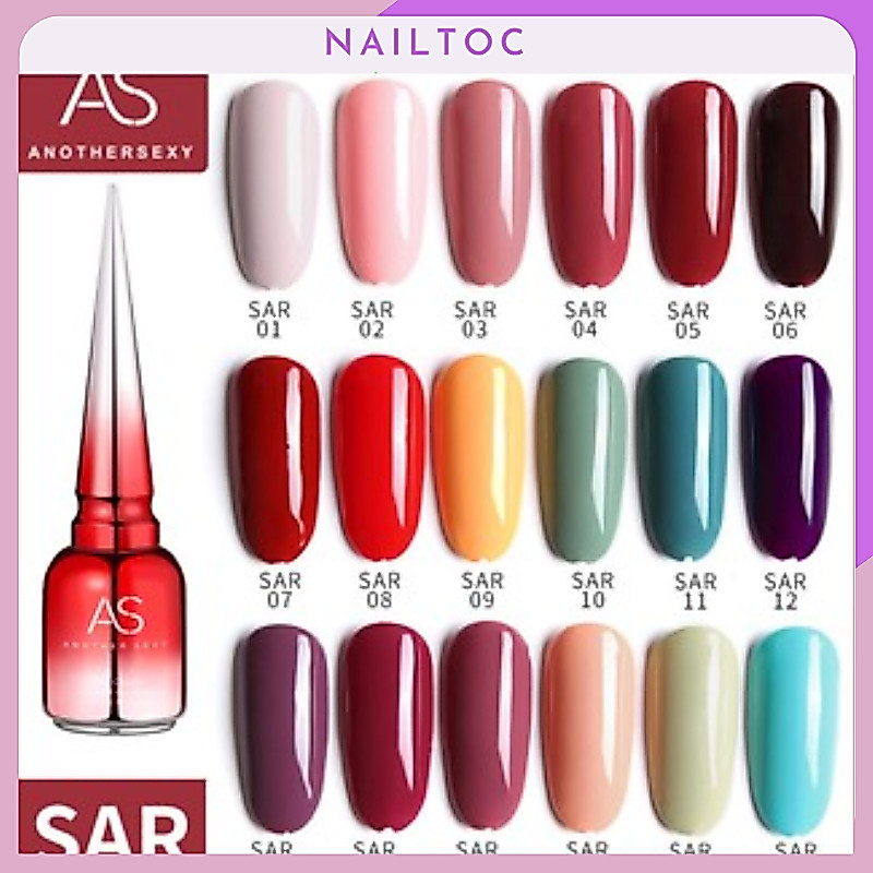 Sơn Gel As mã SAR | Chai đỏ 15ML