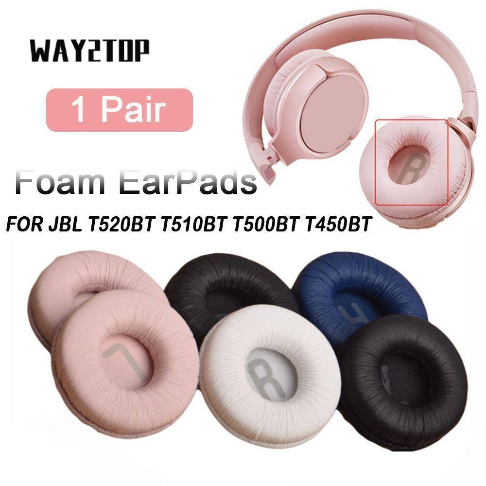 WAY2TOP 1 Cặp Phụ Kiện Tai Nghe Da Protein Thay Thế Đệm Cho T450BT T500BT T510BT T520BT
