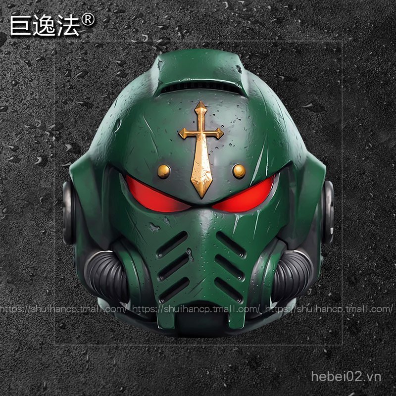 Warhammer 40K Ngôi Sao Chiến Binh Mũ Bảo Hiểm Cực Chiến Binh Tối Thiên Thần Miếng Dán Điện Xe Máy Tr