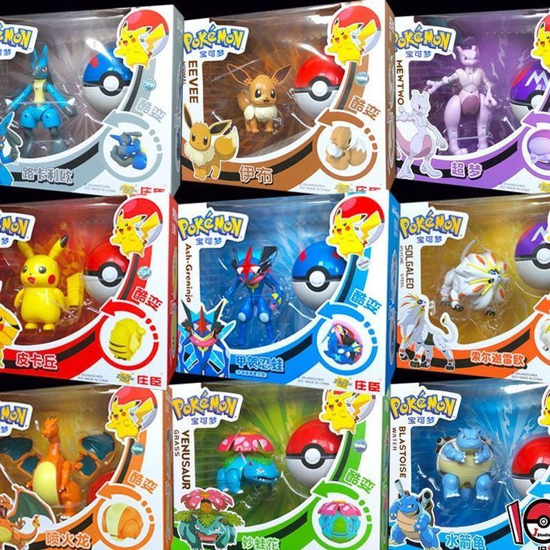 Pokémon Pokémon Pokémon Pikachu Super Dream Charizard Ninja Ếch Lucario Pokémon Biến dạng Poke Ball