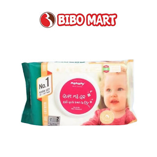 [KOL] Giấy ướt Mamamy có nắp không mùi không cồn an toàn cho bé 80 tờ Bibomart
