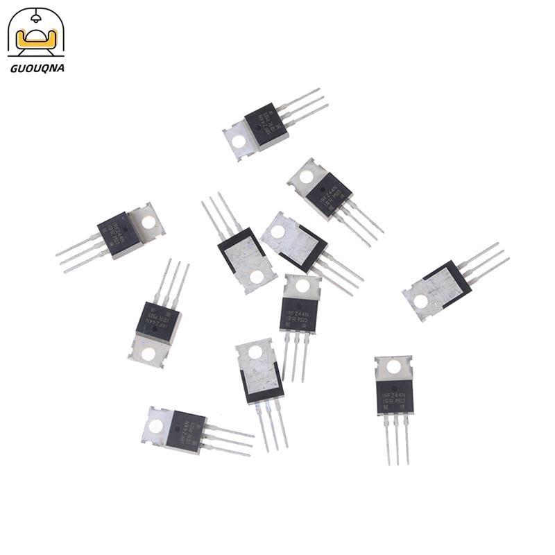 GUOUQNA 10 chiếc 55V 49A IRFZ44N IRFZ44 Điện Transistor MOSFET N-Channel