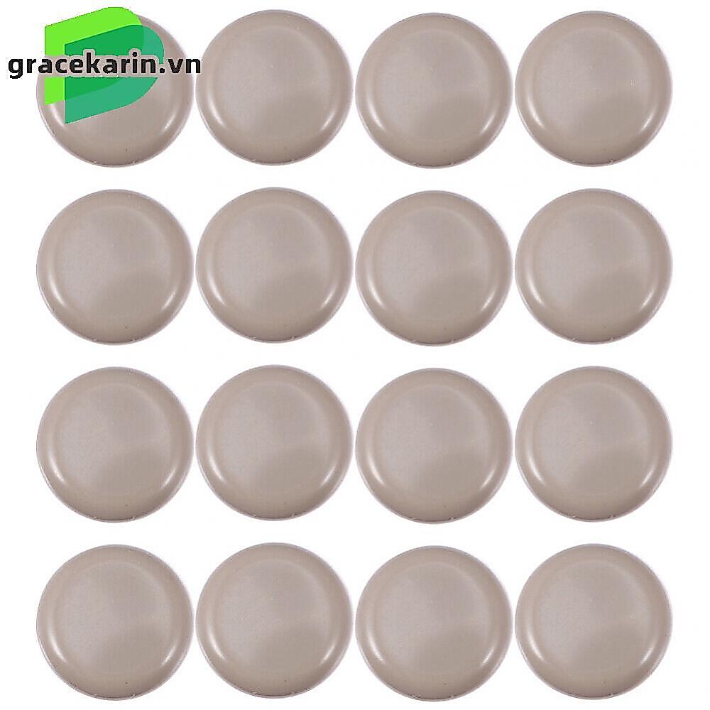 Mats 16pcs Carpet Floor Protectors Grey Plastic Material Glides ChairLeg