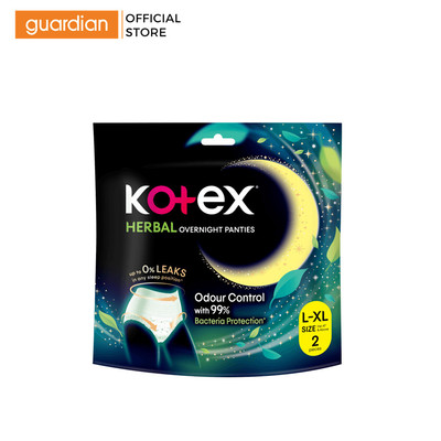 Băng Vệ Sinh Kotex Ban Đêm Thảo Dược Dạng Quần Cỡ 2 Miếng | Guardian Việt Nam