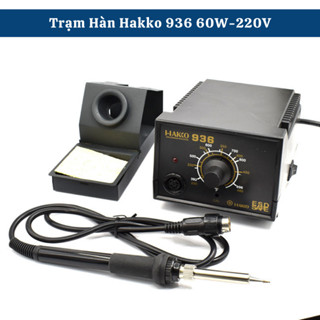 Mỏ Hàn Thiếc, Trạm Hàn Hakko 936 60W 220V Hàn Linh Kiện Điện Tử