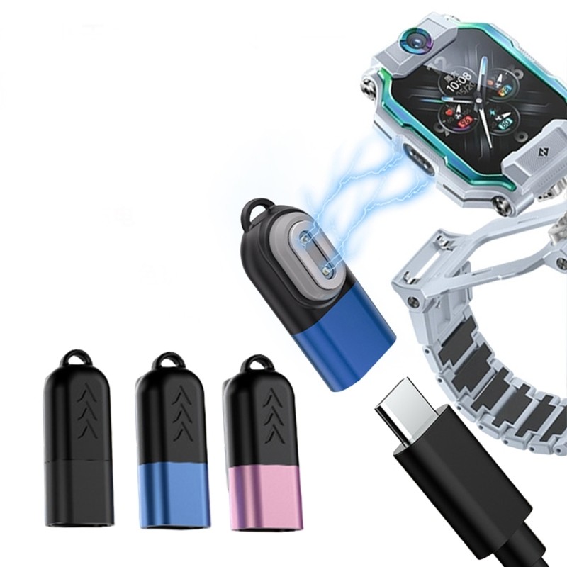 WU Kids Smartwatch Thiết kế chụp từ tính Nhiều màu Tùy chọn Bộ chuyển đổi sạc nhanh an toàn cho Z6A 