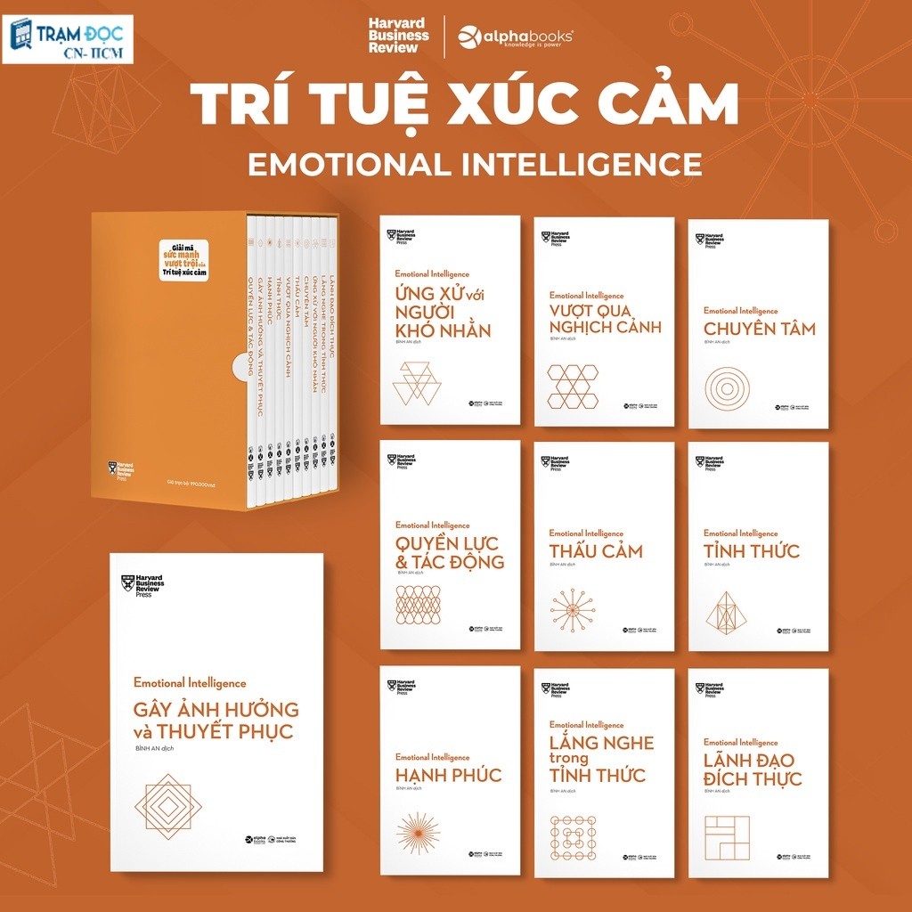 Sách - (10 Cuốn) HBR Trí Tuệ Xúc Cảm – Emotional Intelligence
