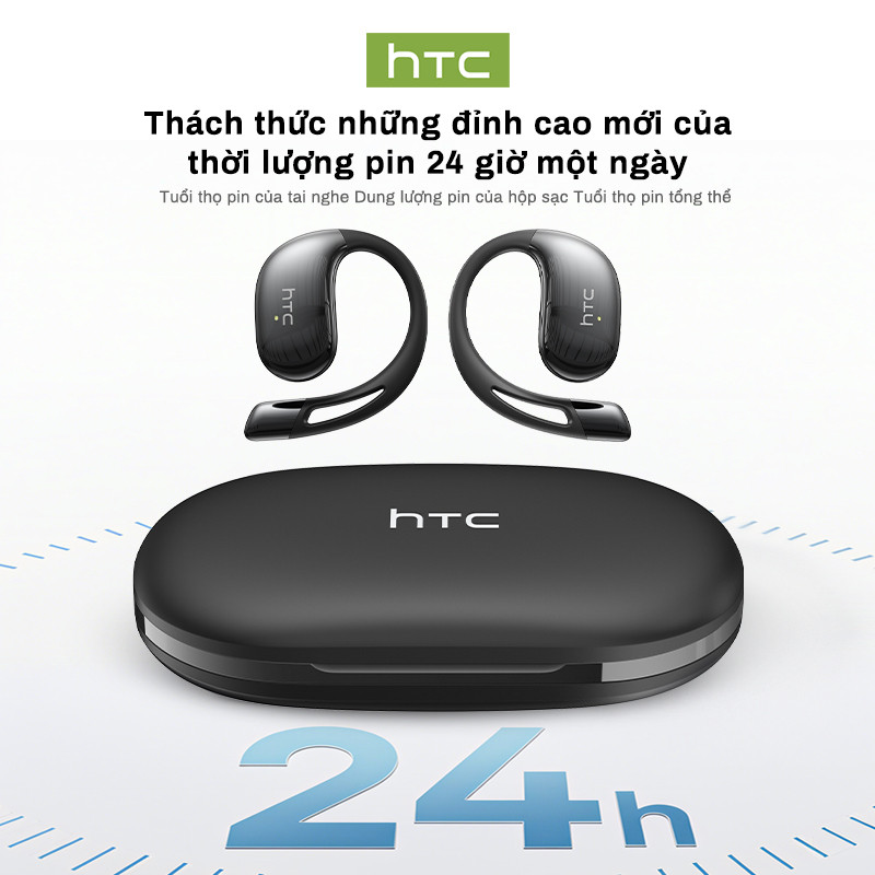 Tai nghe dịch thuật HTC NE57 Al Tai nghe không dây Bluetooth 6.0 Hỗ trợ 134 ngôn ngữ Tai nghe Bluetooth dịch OWS Tai nghe nhét tai mở IPX7 Tai nghe thể thao chống nước có micrô | BigBuy360 - bigbuy360.vn