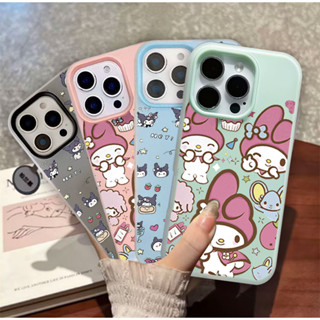  Toàn màn hình Kuromi iPhone 17 17Air 16 15 Pro Max 14 Plus 11 12 13 iPhoneX Xs Max XR 11Pro 11Pro Max 6 6s Plus 7 8 Plus SE 2020 7P 8P Bìa RAIN 