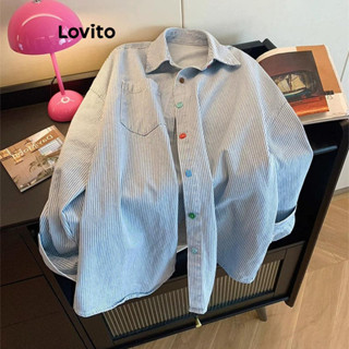 Lovito Áo kiểu Colorblock thông thường dành cho nữ LNL70230