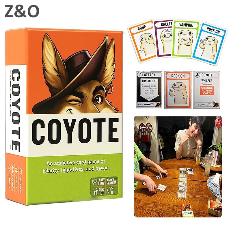 Trò chơi Coyote ZO, Trò chơi thẻ tiệc Coyote, Gặp gỡ trò chơi thẻ đóng gói hành động đầy đủ năm và H