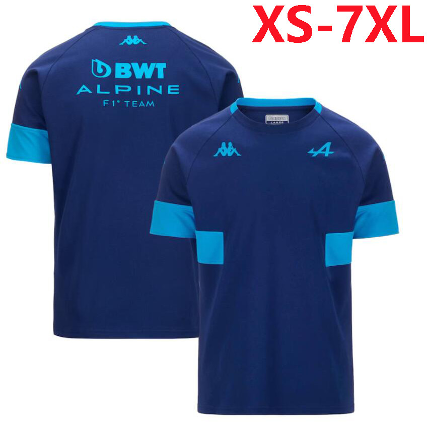 2026 Áo thun ngắn tay Unisex F1 mới + F1 BWT Alpine Racing Team Jersey